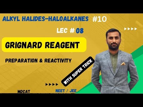 Grignard Reagent | Preparation and Reactivity | Alkyl Halides12th chemistry|
