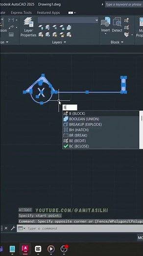 How to Create Text Attribute Block in AutoCAD | ATTDEF Command #autocad #shorts #tutorial #tips