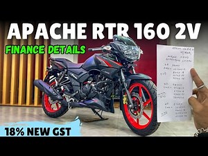 🔥Apache RTR 160 2v Finance Details | EMI, Down Payment, Interest Rate & On-Road Price Explained!