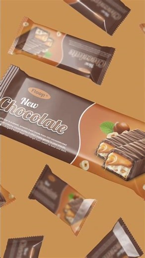 Chocolate Packaging Design in Photoshop | Product packaging design tutorial 🔥 #packaging