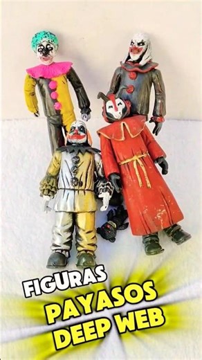 WOW I REVIEW MORE CLOWNS FROM THE DEEP WEB FIGURES PART 4 ​​#Shorts #fedevigevani