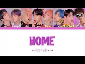 BTS (방탄소년단) – (8 Members) - HOME - Color Coded Han/Rom/Eng