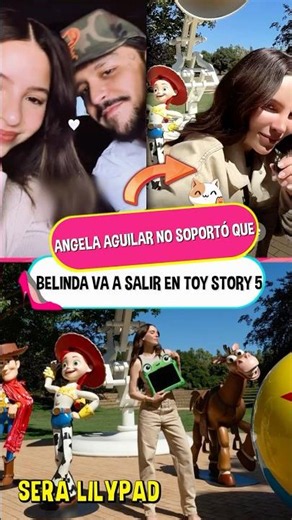 Angela Aguilar couldn't handle that Belinda is going to be in Toy Story 5
