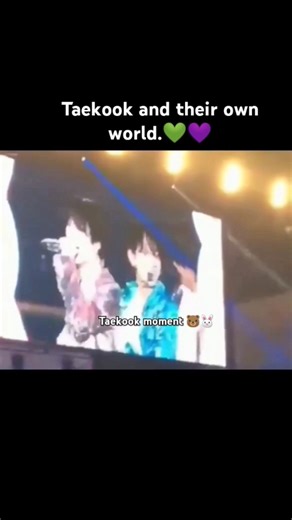 Taekook and their own world.💚💜 #taekook #jungkook #taehyung #shorts #kookv