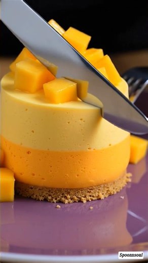 Mango Mousse Cake 🍰😋#recipe #food #cake #shortvideo #trending #cooking #viral #love#ytshorts #shorts