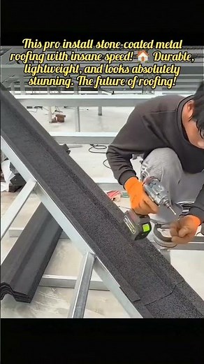 Fastest Stone Coated Metal Roof Installation Method Ever