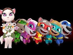 Squid Game Challenge~ Talking Tom Hero Dash Gameplay- Phantom Mystery Solved Second Episode