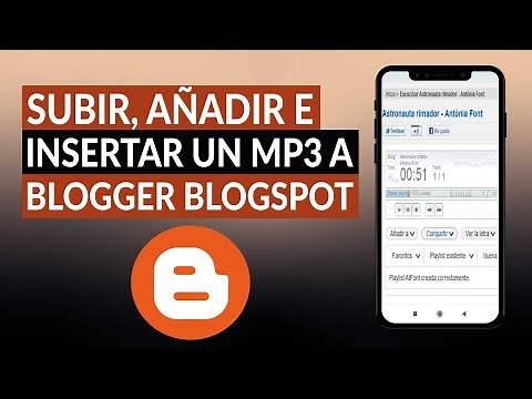 Cómo subir, añadir e insertar un MP3 a BLOGGER BLOGSPOT paso a paso