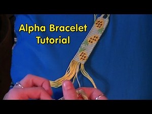 Multi Color Alpha Friendship Bracelet Tutorial