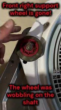 Whirlpool Dryer Support Wheel Replacement | Part number : WPW10314173