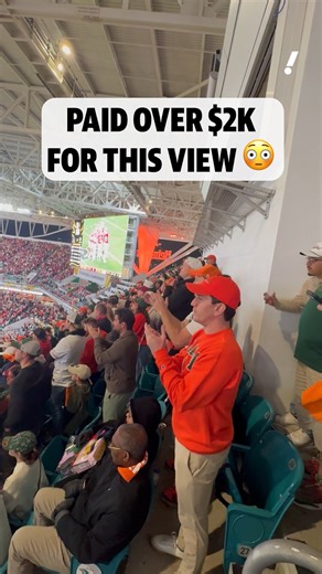 These fans paid more than $2k per ticket 💰 #CFPNationalChampionship #IndianaHoosiers #MiamiHurricanes | Yahoo Sports