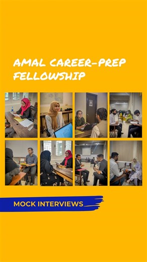 1.1K views | Helping you master your interview game - that's what we have Mock Weekend for!  Want in on the action? Join the Amal Career-Prep Fellowship, get tips from industry experts, and learn how to ace your next interview. Applications are open, don't wait. Apply now  amalacademy.org/apply #AmalAcademy #AmalFellowship #CareerPrepFellowship #InterviewSkills #CareerSuccess | Amal Academy | Facebook