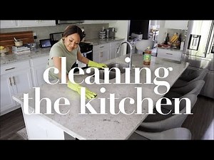 Cleaning the Kitchen with Pine-Sol