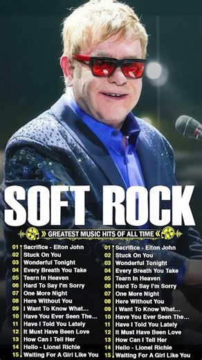 Elton John, Lionel Richie, Phil Collins, Bee Gees, Eagles, Foreigner 📀 Old Love Songs 70s,80s,90s