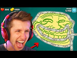 CREATE THE MOST TILTING MAP in 10 Minutes! (BTD 6 Challenge)