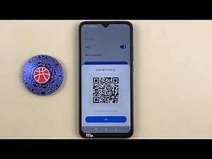 Scan QR code to connect to wifi, share wifi password with QR code on Xiaomi Redmi 9C Android 10