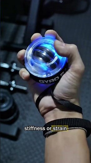 Strengthen your grip with the Powerball Wrist Ball Trainer LED Gyroscope.