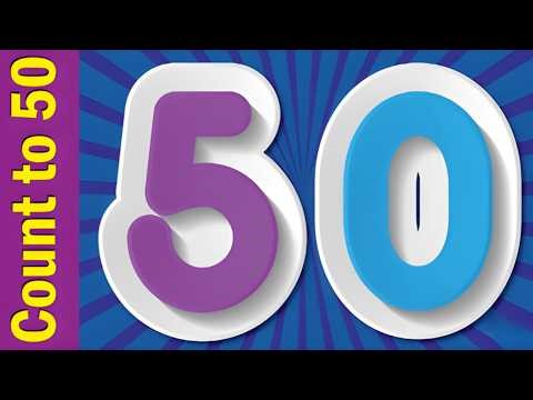 Counting Numbers from 1 to 50 | Counting Numbers | Counting and Spelling of Numbers