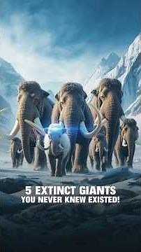 5 EXTINCT GIANTS That Lived Among Humans! 😱🦣