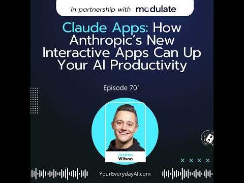 Claude Apps: How Anthropic’s New Interactive Apps Can Up Your AI Productivity