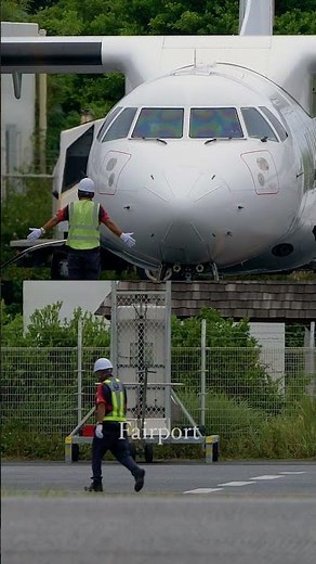 ATR engine start✈️ #飛行機動画 #atr #飛行機動画