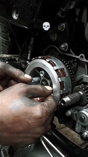 how to splendor bike ki clutch plate change how to bike repairing #viral #shortvideo #love