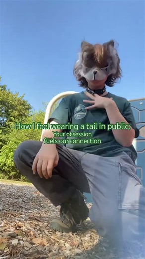 Like, yeah stare at me #furry #notatherian #cosplay #foryou