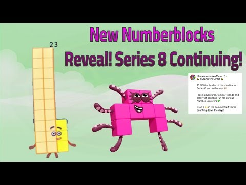 NEW NUMBERBLOCKS SPECIAL REVEAL, SERIES 8 CONTINUING, not series 9.