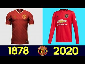 ⚽ The Evolution of Manchester United Football Kits | All Manchester United Football Kits in History