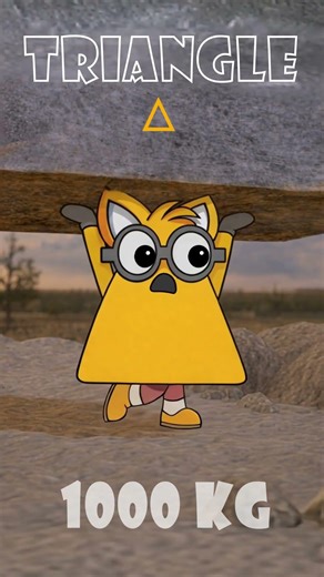 Rainbow Shapes Triangle vs Square