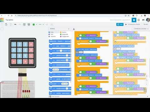 Tinkercad Keypad Çalışma Mantığı | Blok Kodlama ile Uygulamalı Anlatım