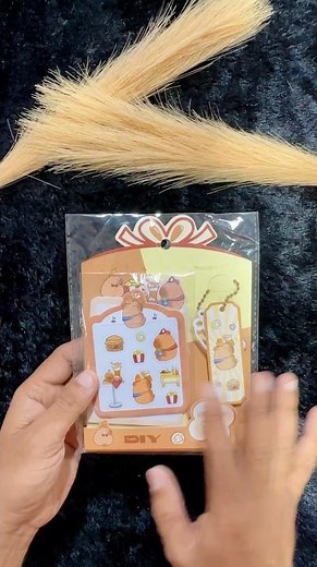 🤩Aesthetic + cute” Capybara Mini diary with book mark💕Sticky notes | notepad | cute diary