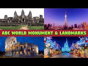 ABC WORLD FAMOUS MONUMENTS AND LANDMARKS - KIDS ALPHABET GUIDE
