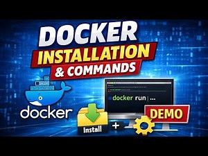 🚀 Docker Tutorial for Beginners | Installation & Essential Commands with Live Demo (Step-by-Step)
