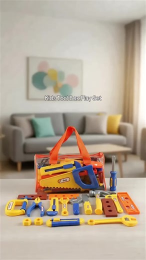 Multi-Function Pretend Play Tool Box Set, Realistic Tools Kids Toy, Interactive Home Play for Boys & Girls, Birthday Gift Idea, Durable #toyset #kidsplaycenter #gamesandtoys #boygiftideas #handymanmusthave #toptoyamerica #boygifts #toptoygift #kidstoyorganization #bestgiftforkids