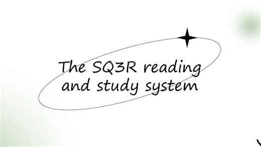 [南京大学通用学术英语作业]SQ3R System Presentation