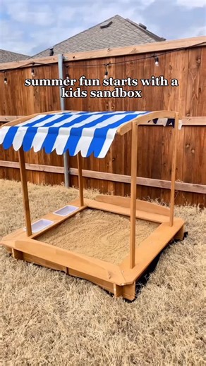 Summer fun starts right here with a shady cabana, endless sand adventures, and happy little imaginations at play ️☀️ #sandbox #summerfunforkids #backyardplay #kidssummeractivities #outdoorplaytime | Best Choice Products | Facebook
