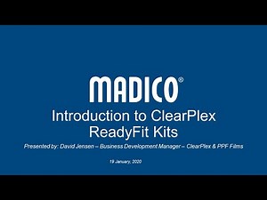 Madico ClearPlex ReadyFit Webinar