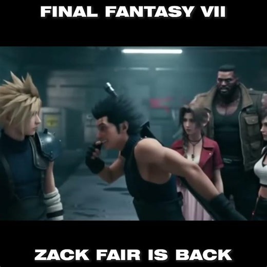 Zack Fair is Back in Final Fantasy VII #FFVII #Funny