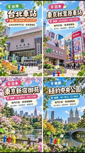 台灣玩家必收藏！4個 Pikmin Bloom 熱門打菇＆資源座標📍🔥#shorts #pikminbloom