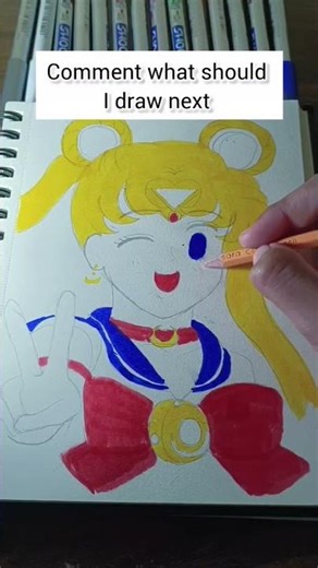 Subscriber Requested This! Sailor Moon Drawing 💫 #SailorMoon#AnimeDrawing#AnimeArt