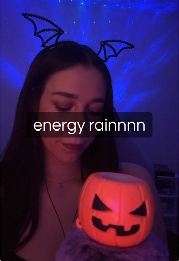 tis the season🎃👻 #asmr #energyrain | asmr video