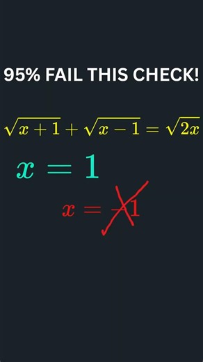 The Algebra Solution That Isn't Real! 🛑