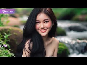 Khmer Beauty 04 TAKING A BATH AT WATERFALL SUPREME JOY