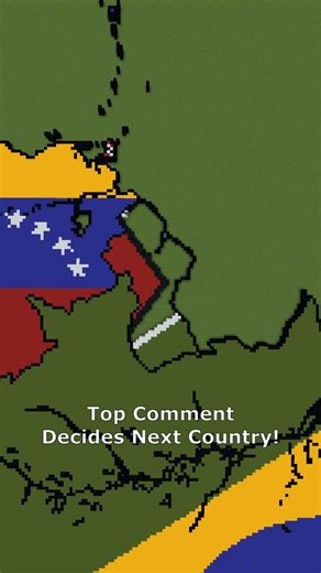 Medium Scale Guyana #guyana #guiana #maps #flags #minecraft