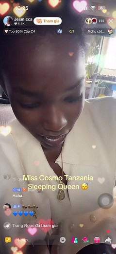 She just closed eyes for a moment 🥱🙄@Jesmicca #misscosmotanzania #misscosmo #misscosmo2025