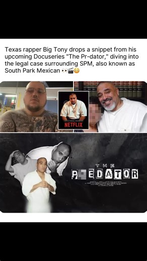 MexicanWorldStarFoo on Instagram: "THOUGHTS ⁉️ Texas rapper Big Tony drops a snippet from his upcoming Docuseries “The Pr-dator,” diving into the legal case surrounding SPM, also known as South Park Mexican 😳 ( via: @floridafoos / @bigtony2100 ) #foocommunity #floridafoos #spm #bigtony #southparkmexican"