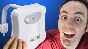 Watch LED Toilet Night Light | Ailun Motion Activated LED Nightlight Unboxing on Amazon Live