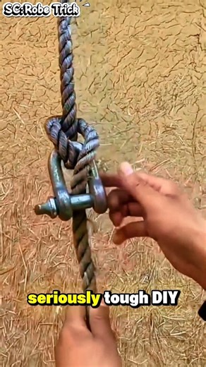 Insanely STRONG Shackle Knot! - Crazy HACK 😱🔥#shorts
