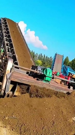 moving piles of sand or other piles of soil using special tools